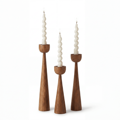 Luma 3-Piece Candle Holder Set