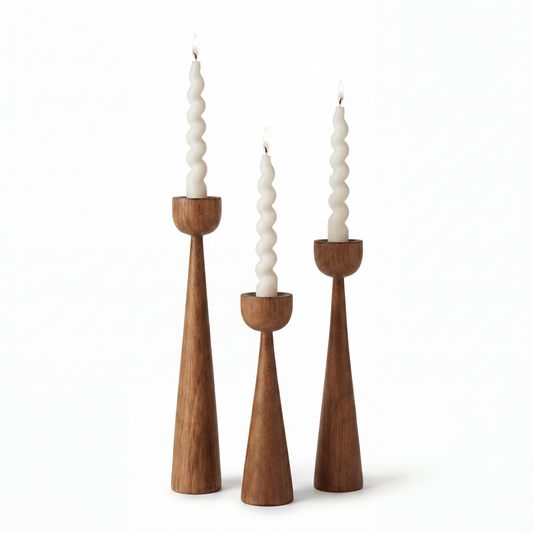 Luma 3-Piece Candle Holder Set
