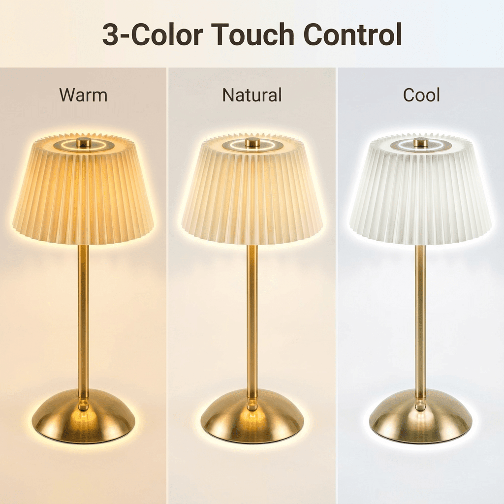 Pleat Lamp white