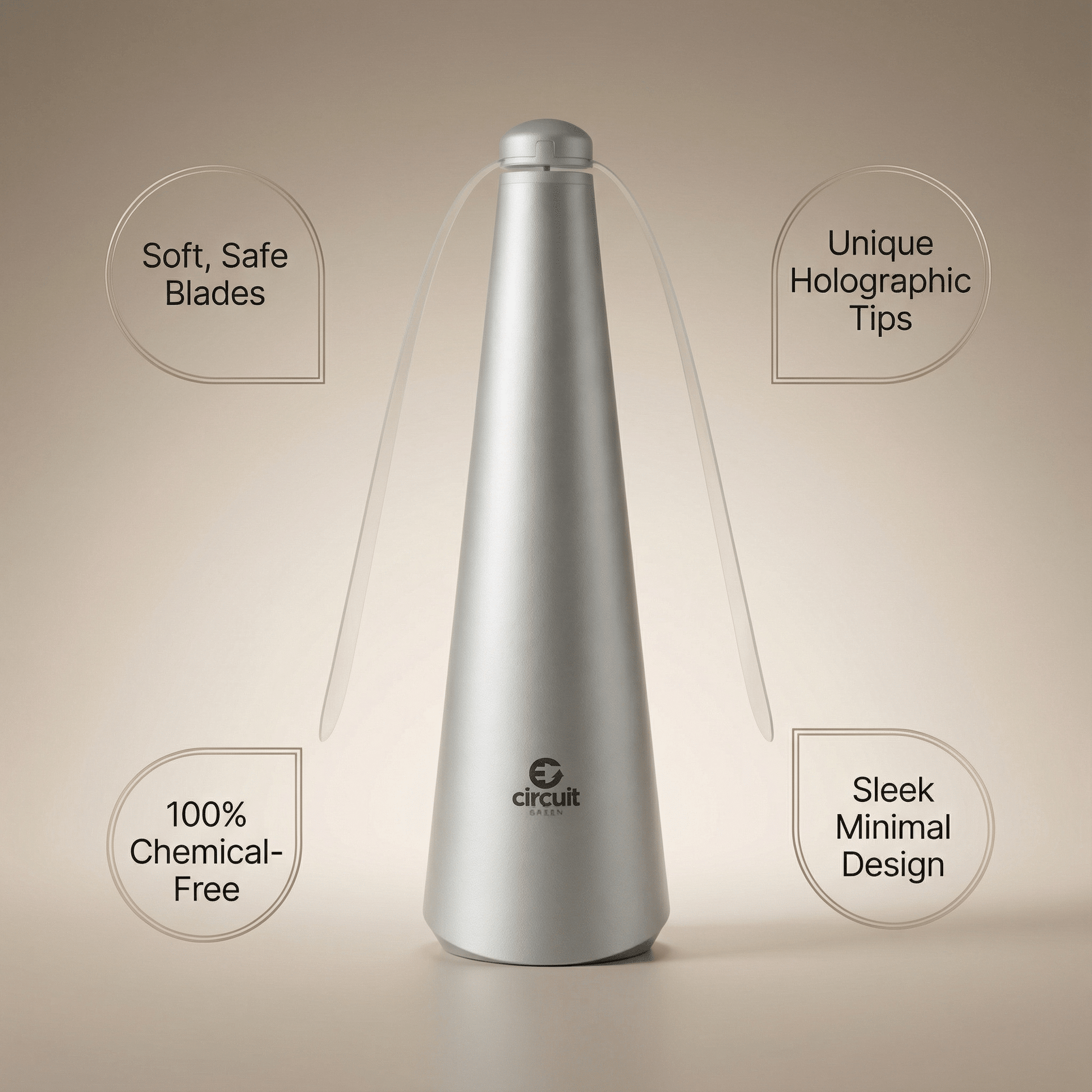 Breeze Fly Fan silver detail [silver]