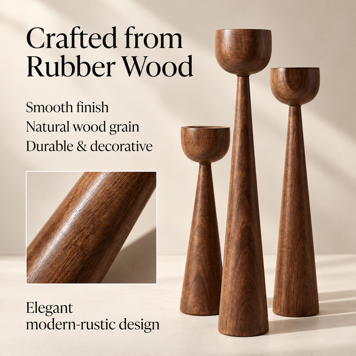 Luma 3-Piece Candle Holder Set