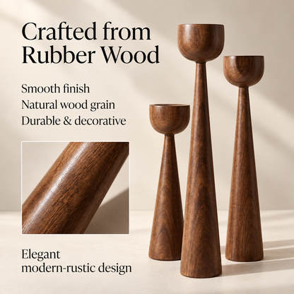 Luma 3-Piece Candle Holder Set