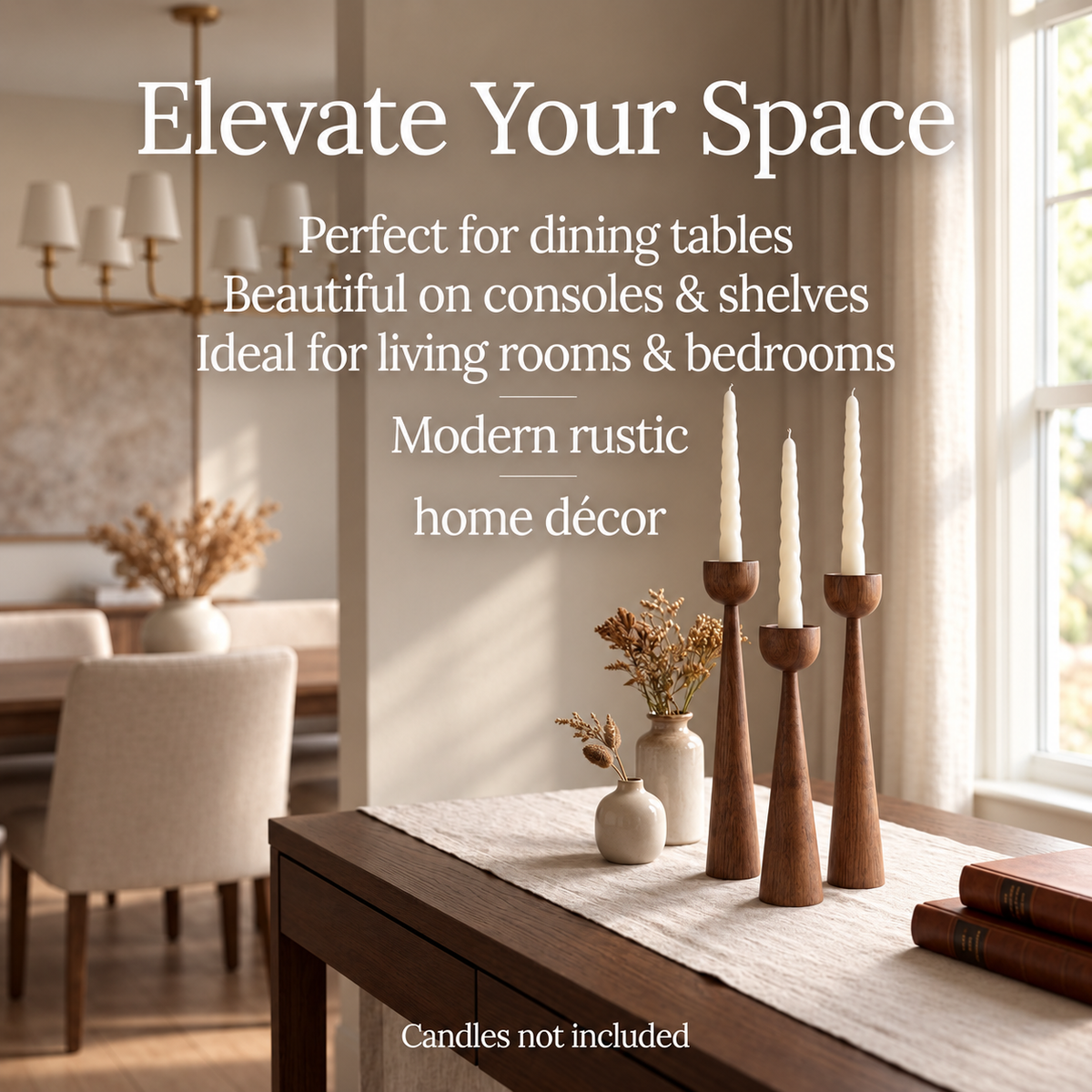 Luma 3-Piece Candle Holder Set