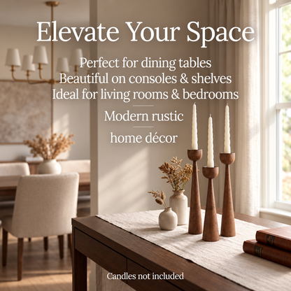 Luma 3-Piece Candle Holder Set